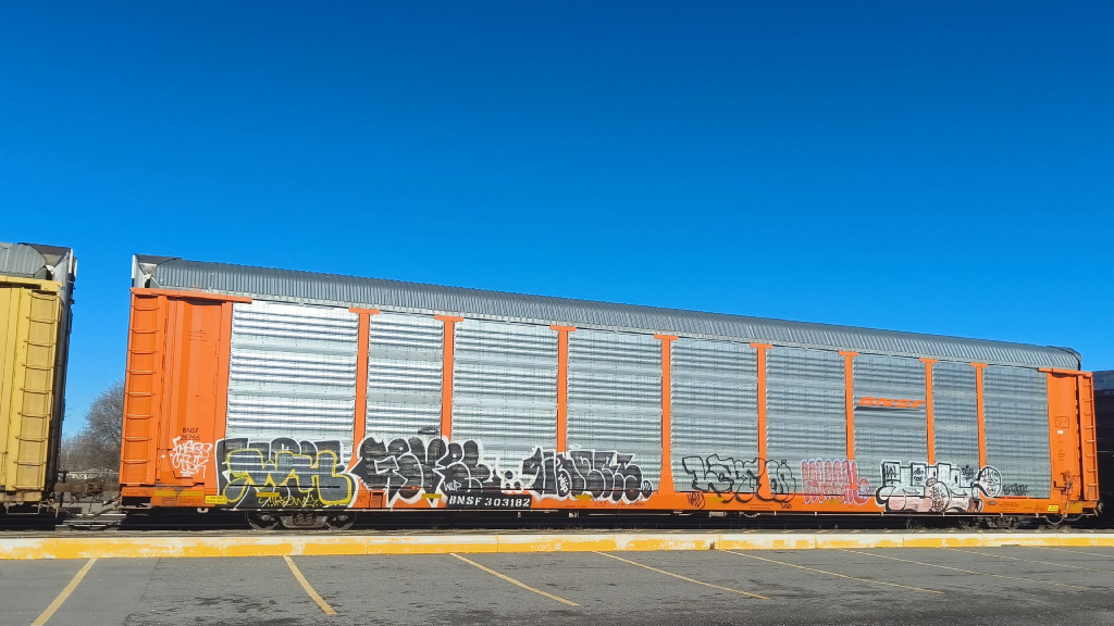 BNSF 25755 (Body) BNSF 303182 (Flat)